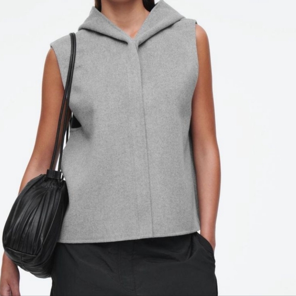 COS Jackets & Blazers - COS Grey Hooded Vest (XS/S)